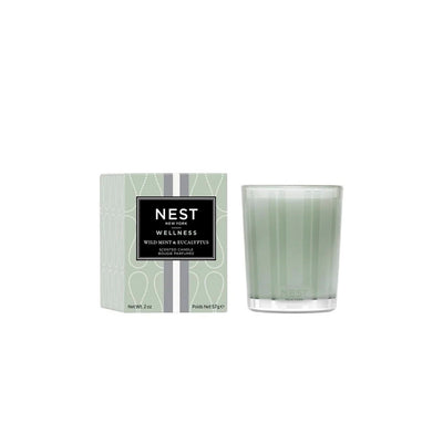 VELA VOTIVA NEST DE 2 OZ DE MENTA SILVESTRE Y EUCALIPTO VELA VOTIVA NEST DE 2 OZ DE MENTA SILVESTRE Y EUCALIPTO