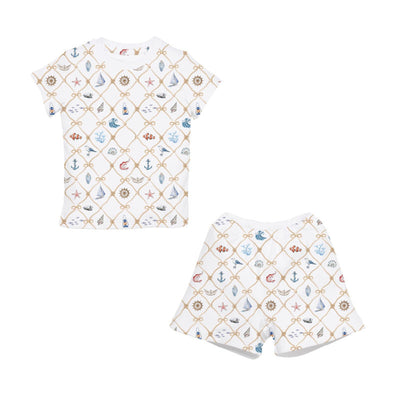 PIJAMA PARA NIÑO MANGALARGA OCEAN 6-7