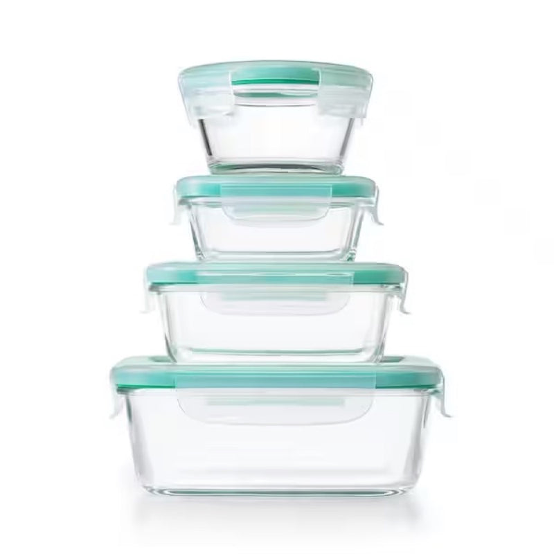 SET DE 12 PC DE RECIPIENTES DE VIDRIO SET DE 12 PC DE RECIPIENTES DE VIDRIO