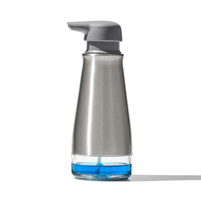 OXO GG DISPENSADOR DE JABÓN EN ESPUMA DE ACERO INOX OXO GG DISPENSADOR DE JABÓN DE MANOS EN ESPUMA DE ACERO INOXIDABLE