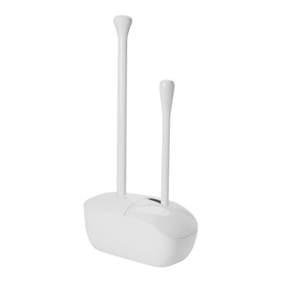 OXO GG  COMBO DE ESCOBILLA Y DESTAPADOR PARA INODORO CON SOPORTE OXO GG  COMBO DE ESCOBILLA Y DESTAPADOR PARA INODORO CON SOPORTE