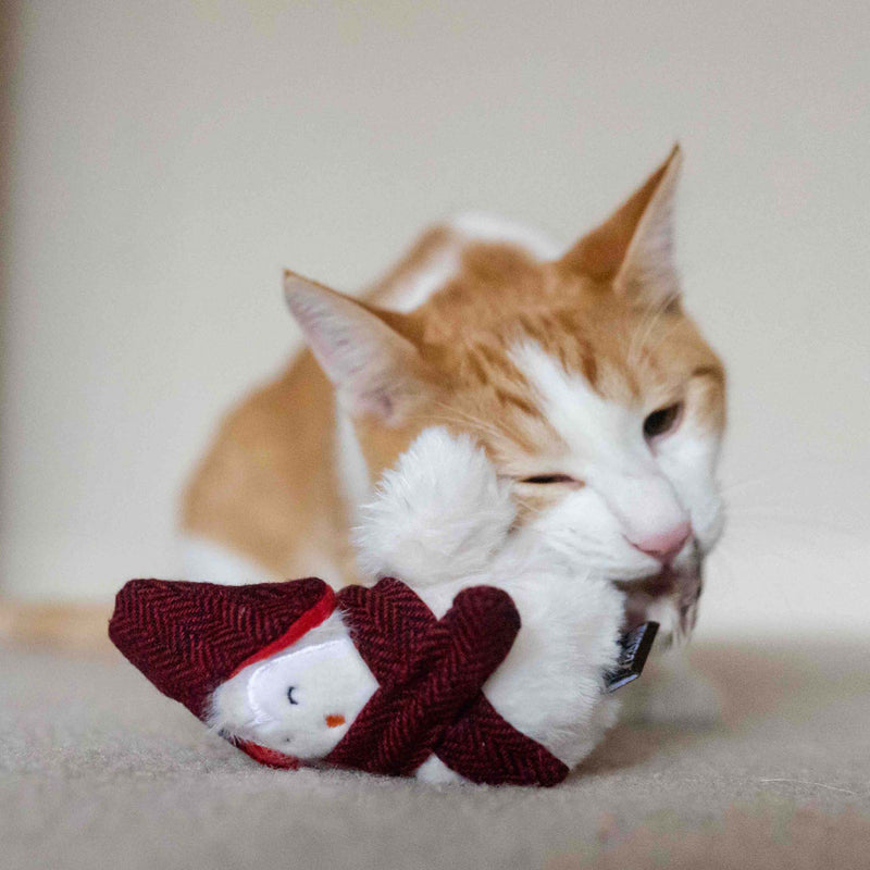 PAJARITO ALEGRE JUGUETE PARA GATO-GRIS