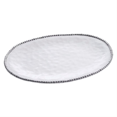 PLATO GRANDE OVALADO 18.5 × 13 × 1.5-BLANCO PLATO GRANDE OVALADO 18.5 × 13 × 1.5 - BLANCO