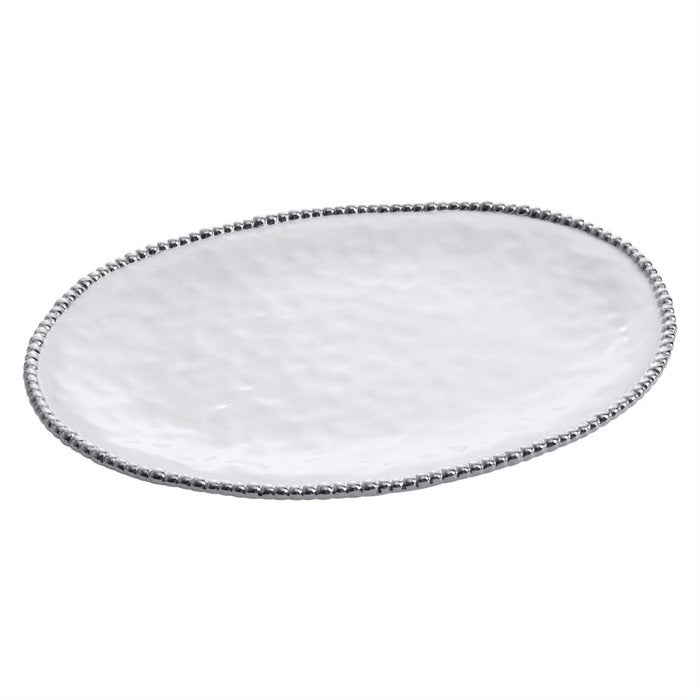 PLATO GRANDE OVALADO 18.5 × 13 × 1.5-BLANCO PLATO GRANDE OVALADO 18.5 × 13 × 1.5 - BLANCO