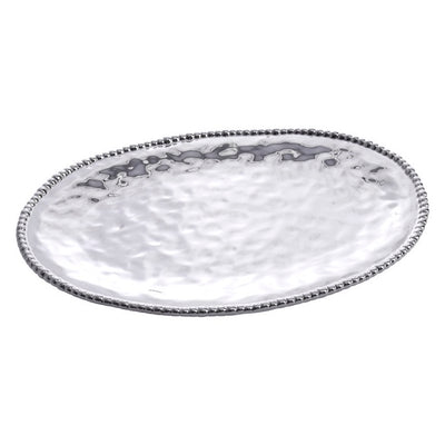 PLATO GRANDE OVALADO 18.5 × 13 × 1.5-PLATA PLATO GRANDE OVALADO 18.5 × 13 × 1.5-PLATA