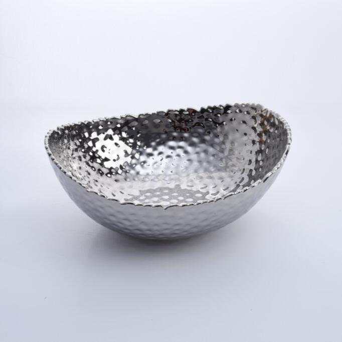 BOWL GRANDE OVALADO 11.25 × 9 × 4-PLATA