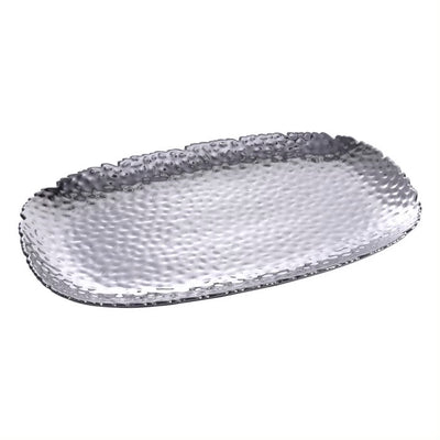 PLATO EXTRA GRANDE 18 × 12 × 1.5-PLATA PLATO EXTRA GRANDE 18 × 12 × 1.5 - PLATA