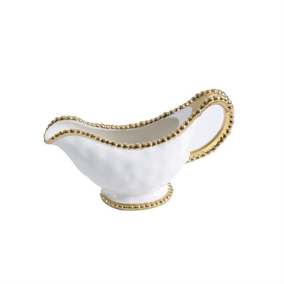 RECIPIENTE PARA SALSA 9 × 3 × 5-BLANCO/DORADO RECIPIENTE PARA SALSA 9 × 3 × 5 - BLANCO/DORADO