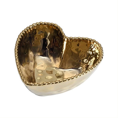 BOWL DE CORAZON 5.5 × 5.75 × 2.5 - DORADO BOWL DE CORAZON 5.5 × 5.75 × 2.5 - DORADO