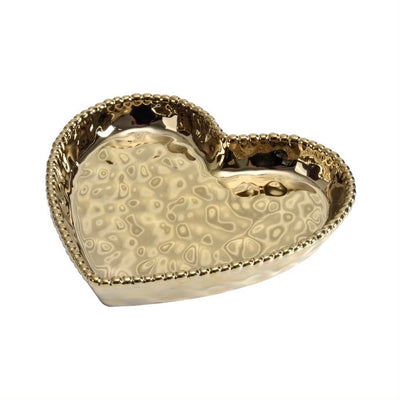 PLATO DE CORAZON 7 × 7 - DORADO PLATO DE CORAZON 7 × 7 - DORADO