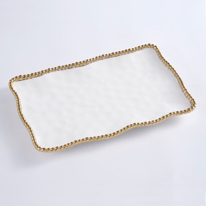 PLATO MEDIANO-BLANCO/DORADO