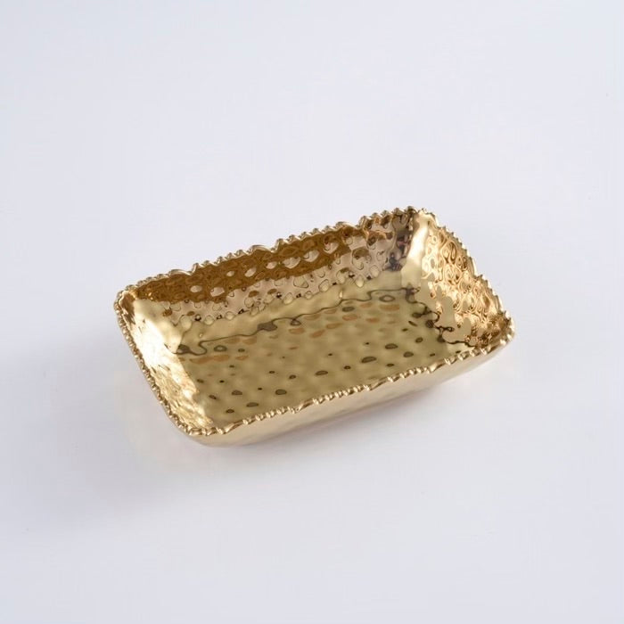 PLATO RECTANGULAR/DORADO 7" x 4.25" x 1.5 PLATO RECTANGULAR - DORADO 7" x 4.25" x 1.5