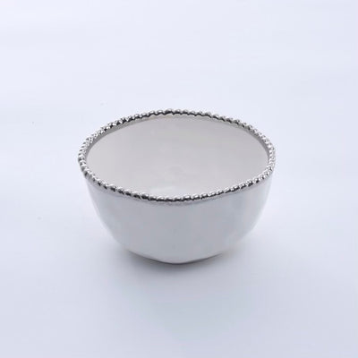 BOWL DE CEREAL REDONDO-BLANCO/PLATA BOWL DE CEREAL REDONDO - BLANCO/PLATA