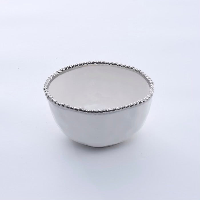 BOWL DE CEREAL REDONDO-BLANCO/PLATA BOWL DE CEREAL REDONDO - BLANCO/PLATA