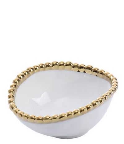 GOLDEN SALERNO BOWL PEQUEÑO PARA CONDIMENTOS  4"× 3.25"× 2"