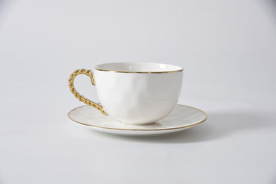GOLDEN SALERNO TAZA CON PLATITO PARA EL TÉ