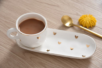 SENSU SET DE TAZAS Y PLATO PARA CAFÉ  3PC