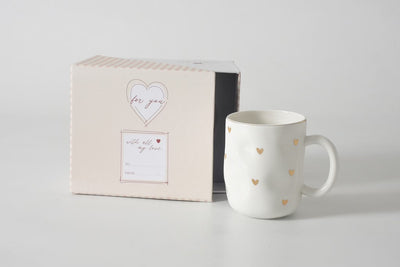 HEART TO HEART TAZA BLANCO CON CORADO 16oz