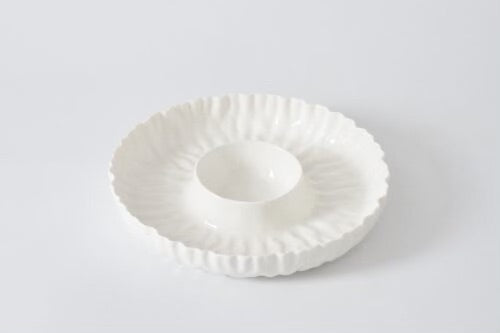 BANDEJA PARA CHIP AND DIP-BLANCO 13” D x 2”