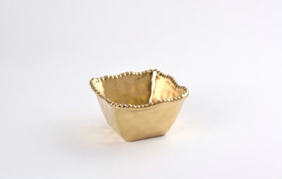 BOWL PEQUENO PARA APERITIVO/DORADO 4.75" x 4.75" x 2.75 BOWL PEQUENO PARA APERITIVO/DORADO 4.75" x 4.75" x 2.75
