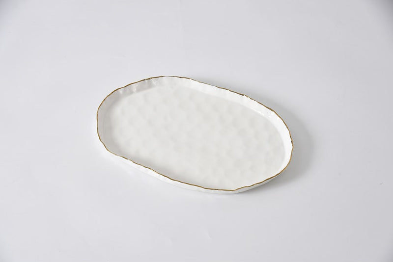 PORTOFINO BANDEJA OVALADA MEDIANA 14.25” x 9” x 1”