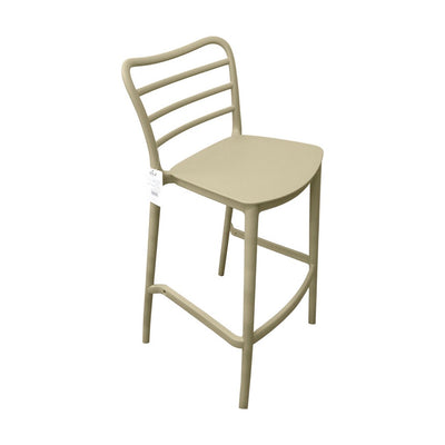 SILLA DE BAR BEIGE