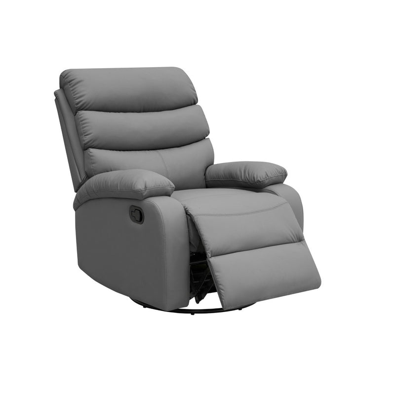 SOFA RECLINABLE GRIS OSCURO