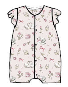 ROMPER MANGA CORTA NIÑA PEARS 1-3