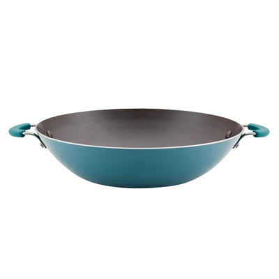 WOK ANTIADHERENTE 14"-AZUL AGAVE WOK ANTIADHERENTE 14"-AZUL AGAVE