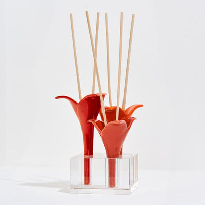 DIFUSOR 3 FIORI DI CAPRI MIX ROSSO/ARANCIO/CORALLO-MARINA
