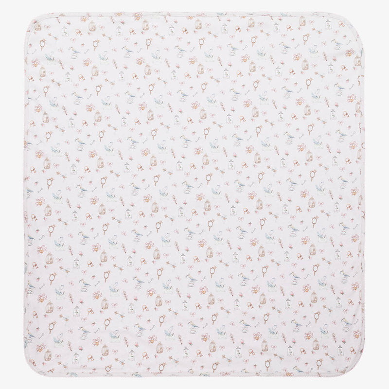 FRAZADA BORDADA ROSIE 75C75CM NB-OS