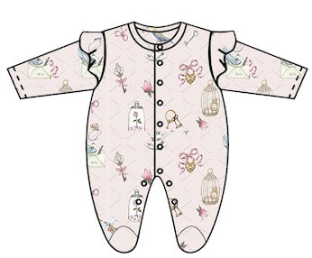 PIJAMA MANGA LARGA PARA BEBE ROSIE 9-12