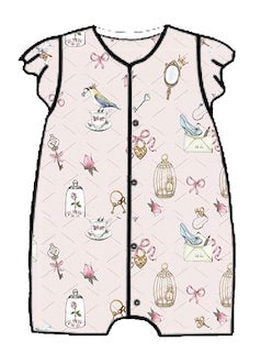 ROMPER MANGA CORTA NIÑA ROSIE 6-9