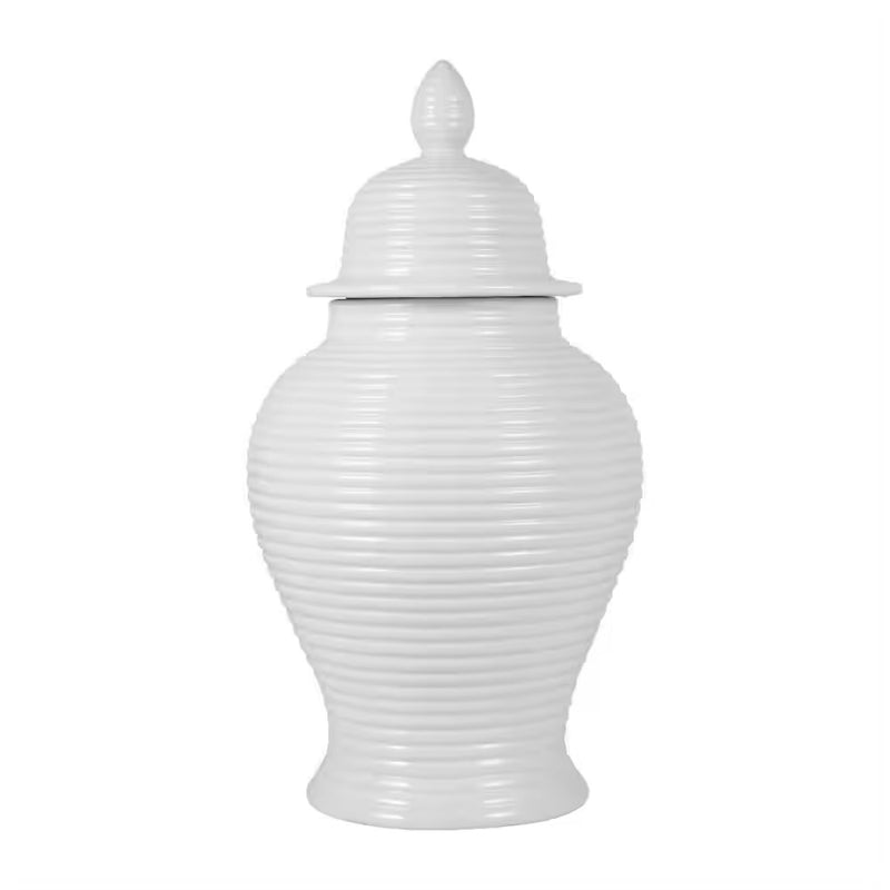 JARRÓN TEMPLO 24"-WHITE