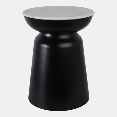 MESA AUXILIAR-BLACK/WHITE 20X15"