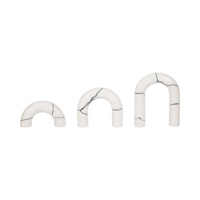 SET DE ARCOS DE MARMOL 3 PCS-5/7/8"