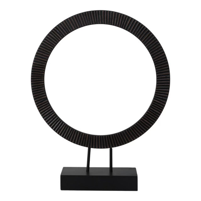 ESTATUA DE ANILLO VOLTA SMALL 23"-BLACK