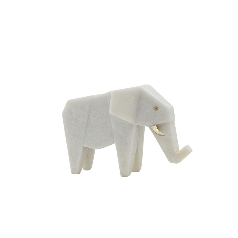 ESTATUA DE ELEFANTE BLANCO