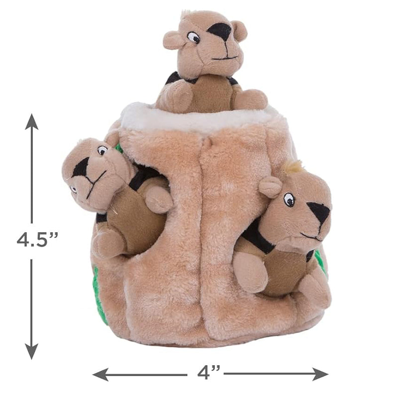 SET DE JUEGOS PARA PERRO DE PELUCHES PEQUEÑO - CHOCOLATE