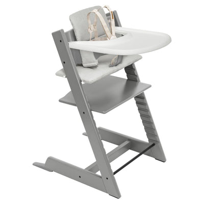 TRIPP TRAPP HIGHT CHAIR STORM GREY NORDGREY CUSHION TRAY TRIPP TRAPP SILLA ALTA PARA BEBE GRIS