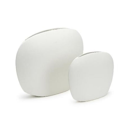 SET DE 2 JARRONES DECORATIVOS -BLANCO SET DE 2 JARRONES DECORATIVOS -BLANCO