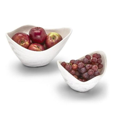 SET DE 2 BOWL DECORATIVO ARCHIPIELAGO-BLANCO SET DE 2 BOWL DECORATIVO ARCHIPIELAGO-BLANCO