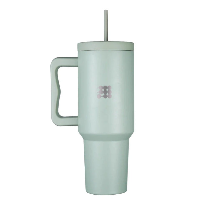 CUBITT TUMBLER CON CARRIZO 40OZ VERDE MENTA