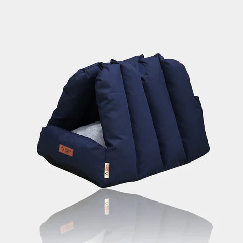 Cama para Gato AZUL MARINO 2 en 1 - Talla única (55*40*38cm)