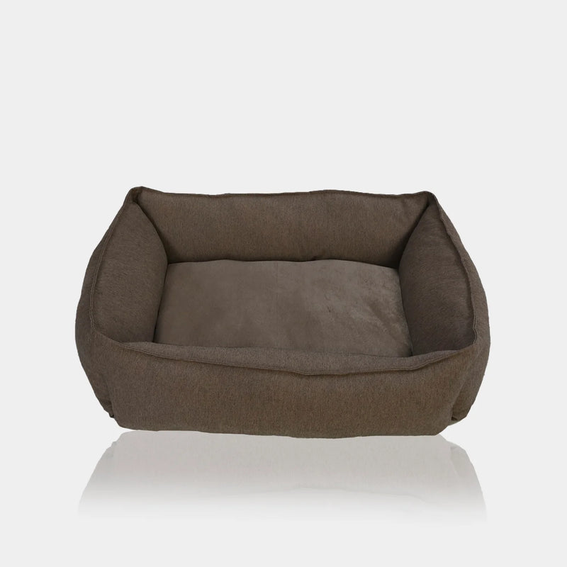 CAMA PARA MASCOTAS CHOCOLATE OSCURO - PEQUEÑA