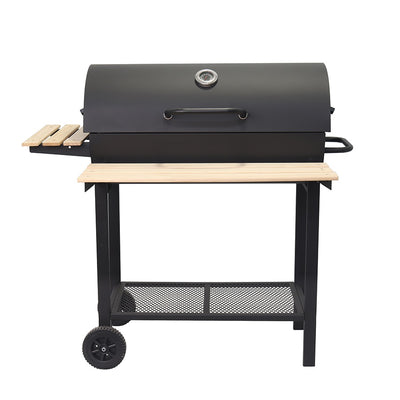 PARRILLA DE BARBACOA DE CARBÃ“N CON MESA DELANTERA Y LATERA