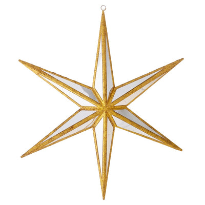 ESCULTURA DE ESTRELLA  DE 12"-DORADO