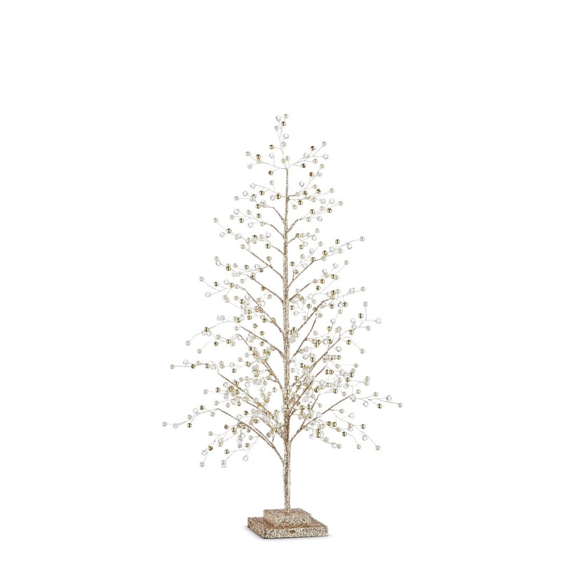 ÁRBOL DE CHAMPÁN DE CRISTAL DE 58 CM