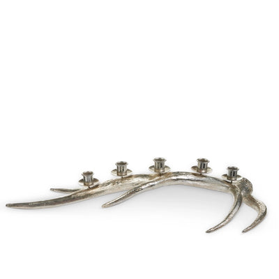 CANDELABRO PELTRE FORMA DE ASTA