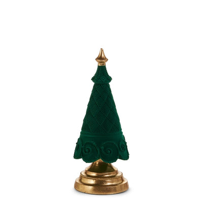 ARBOL NAVIDEÑO FLOCKED 11.5"-GREEN